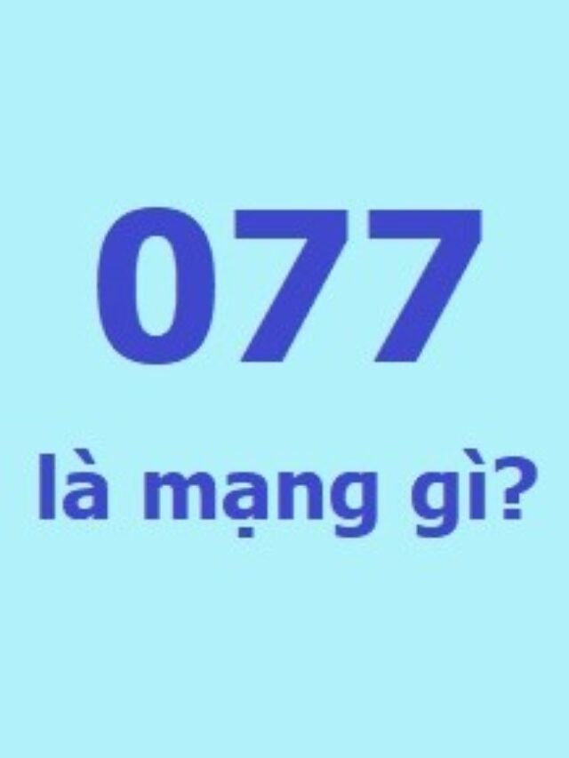 077 là mạng gì